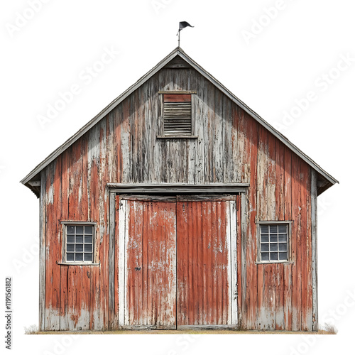 Rustic Old Barn Building Exterior Wood Weathered Red farm chic aged grey roof wall rural rural image