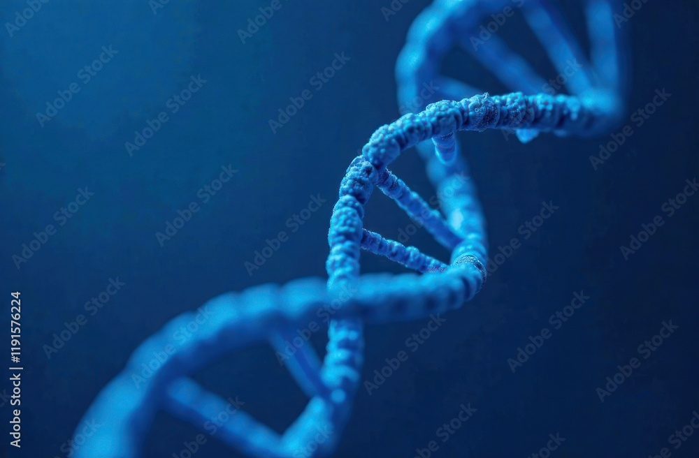 Blue helix human DNA structure Blue helix human DNA structure