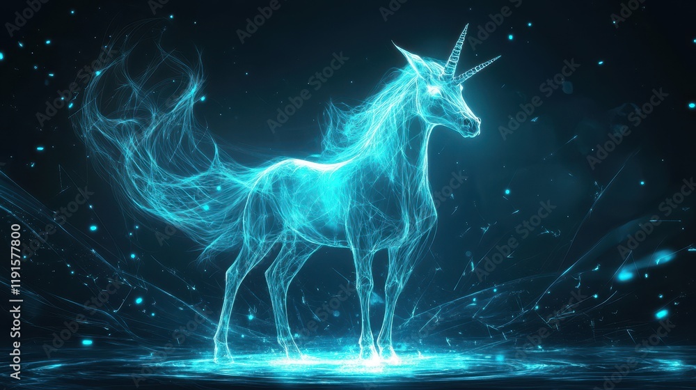 Luminous Unicorn Energy Celestial Being