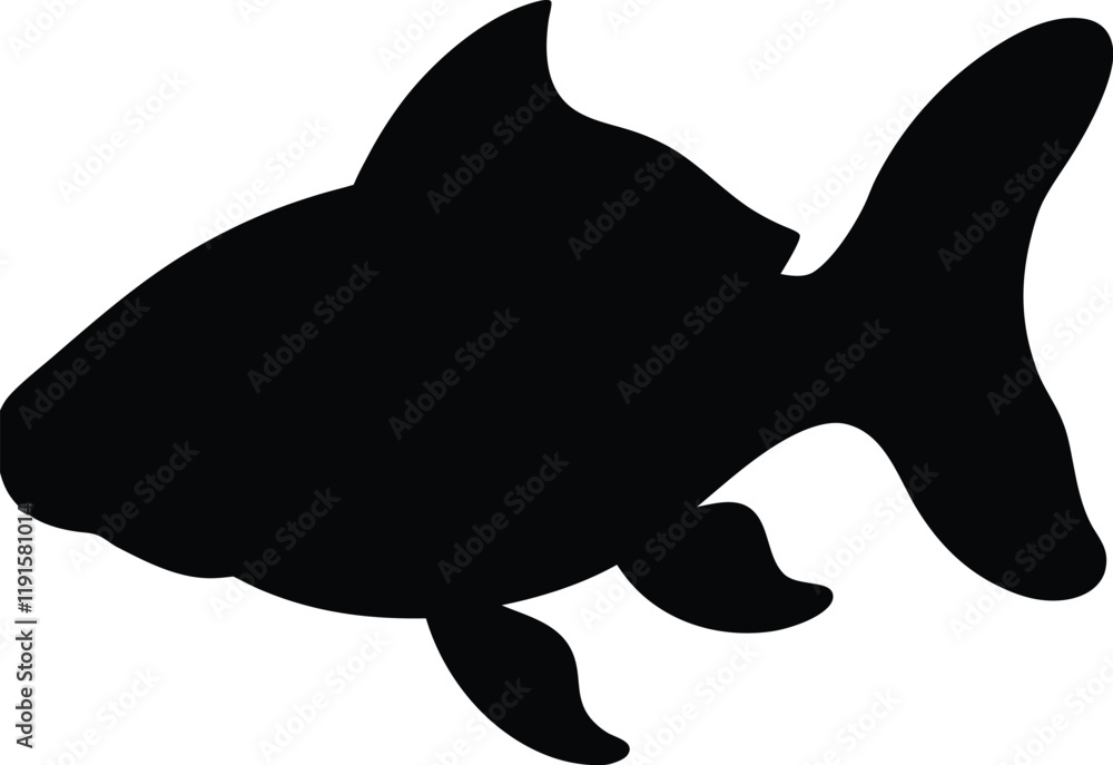 Asian carp line arts with white background. Vector illustration of a isolated silhouette of carp fish on white background. Asian carp line arts with white background. Vector illustration of a isolated silhouette of carp fish on white background.