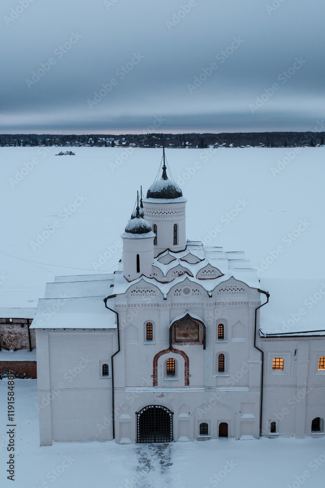 custom made wallpaper toronto digitalView of the Kirillo-Belozersky Monastery from the bell tower. Vologda region