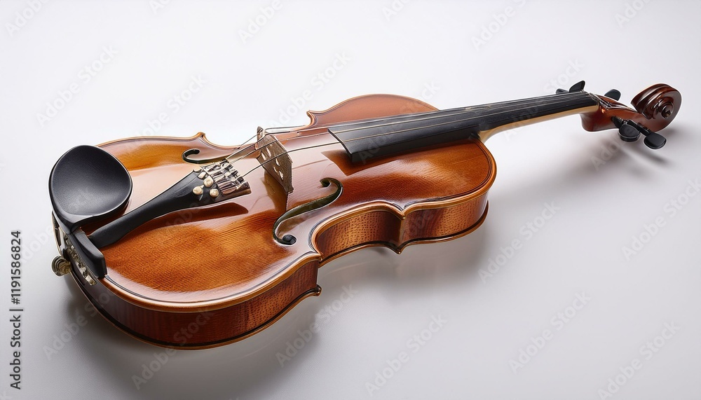 Fototapeta premium A Classic Violin, Rich Brown Tones