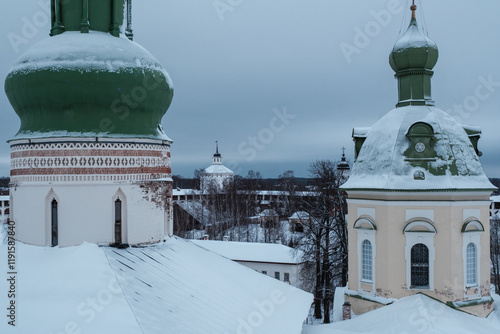 Wallpaper Mural View of the Kirillo-Belozersky Monastery from the bell tower. Vologda region Torontodigital.ca