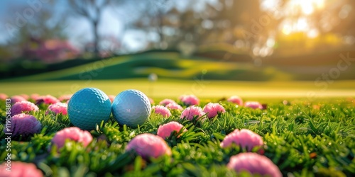 Easter on the golfcourse