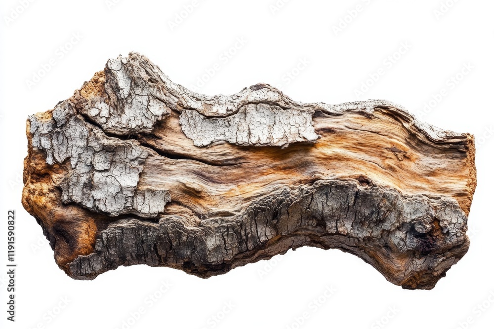 Aged Wood Piece: A Rustic Nature Detail Aged Wood Piece: A Rustic Nature Detail