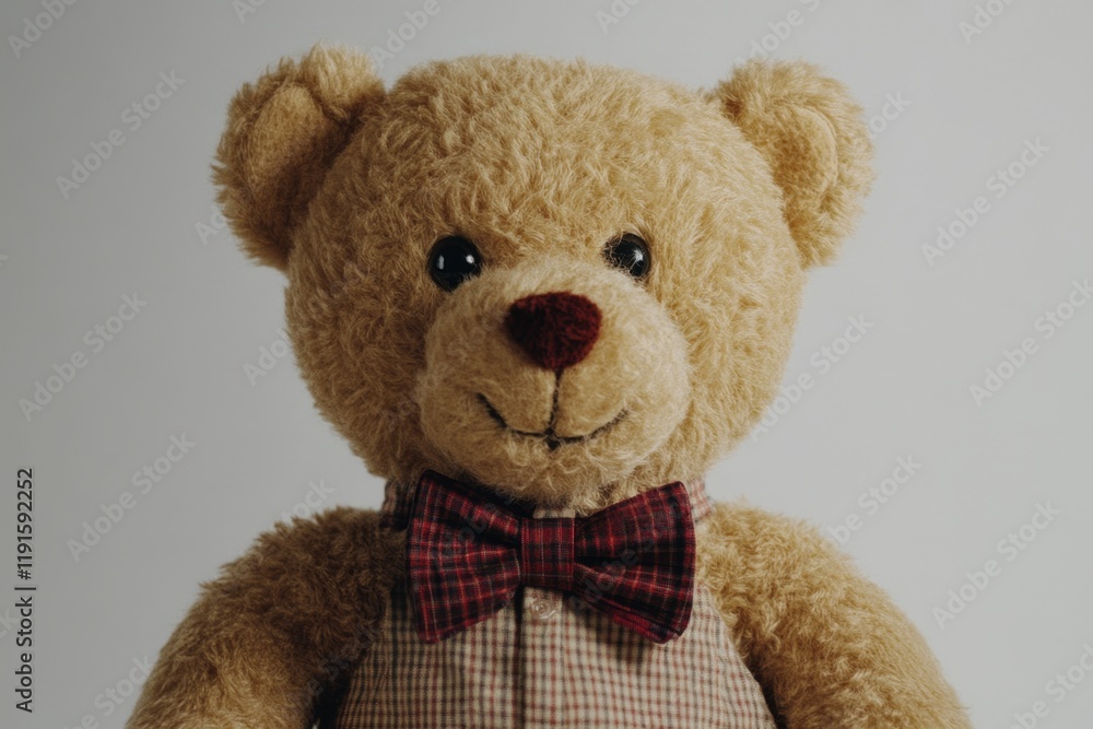Fototapeta premium Teddy Bear with a Bow Tie - A Timeless Friend