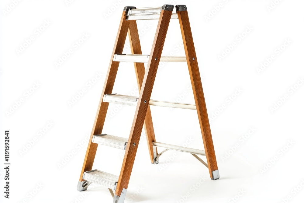 Wooden Folding Ladder - Versatile Home Tool Wooden Folding Ladder - Versatile Home Tool