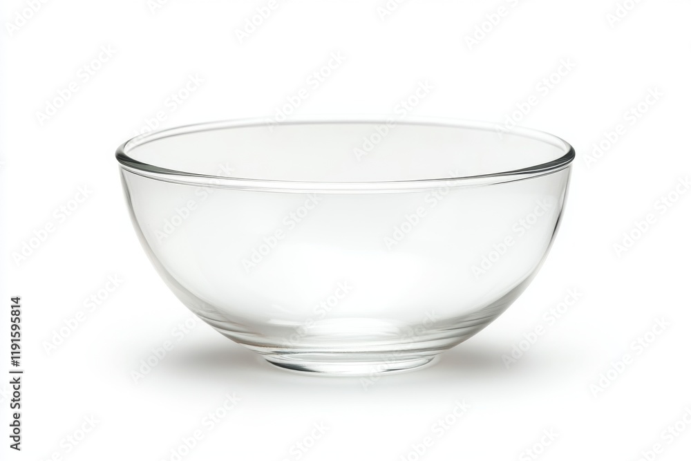 Empty Clear Glass Bowl for Serving Empty Clear Glass Bowl for Serving