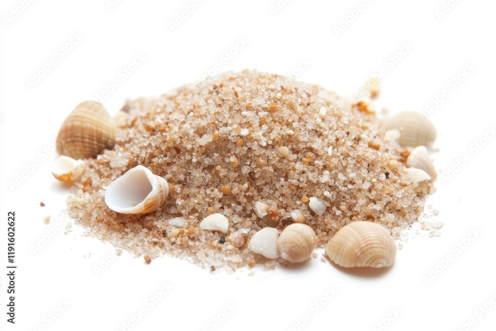 Beach Sand with Seashells - A Perfect Summer Day Beach Sand with Seashells - A Perfect Summer Day