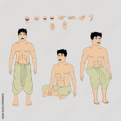 Morals indian Cartoon Charactar. moral stories for the best cartoon character.the character best for your animation videos