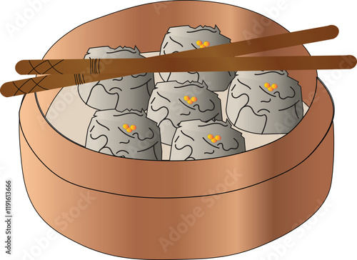 food that is called dumpling or dimsum that originally from china