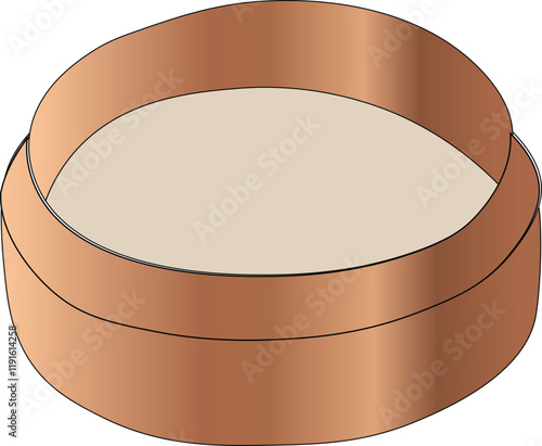 wooden plate for dumpling or dimsum or dumplings