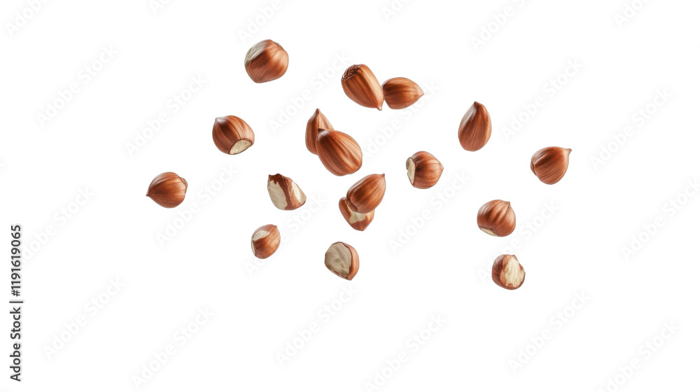 Hazelnuts transparent background Hazelnuts transparent background