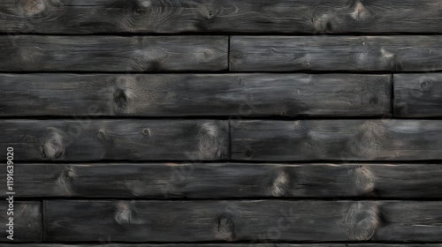 Wallpaper Mural Dark Wooden Plank Wall Texture Background Torontodigital.ca