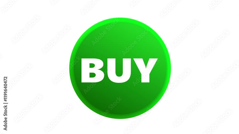 Flat style Modern Simple click the button with buy text digital icon appears animation on a white screen 4K, Web Action button clicks here to buy. Clicking for shopping, and business concept Flat style Modern Simple click the button with buy text digital icon appears animation on a white screen 4K, Web Action button clicks here to buy. Clicking for shopping, and business concept