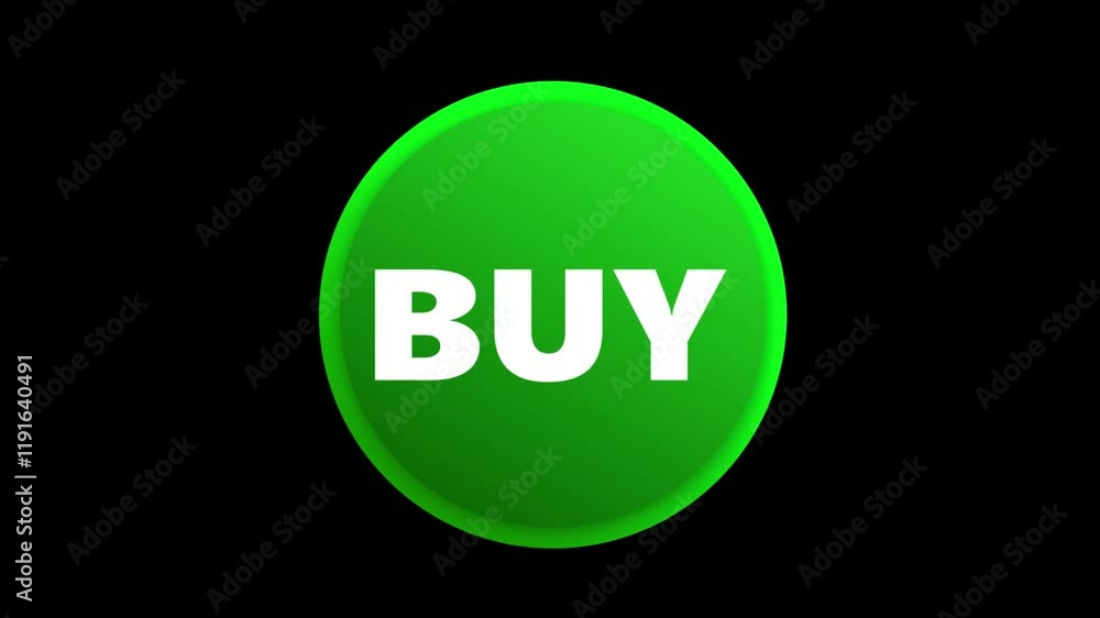 Flat style Modern Simple click the button with buy text digital icon appears animation on a black screen 4K, Web Action button clicks here to buy. Clicking for shopping, and business concept Flat style Modern Simple click the button with buy text digital icon appears animation on a black screen 4K, Web Action button clicks here to buy. Clicking for shopping, and business concept