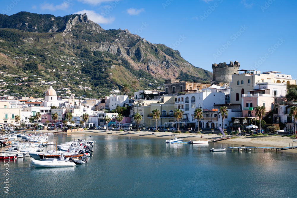 landscape with Forio, Ischia island, Italy landscape with Forio, Ischia island, Italy