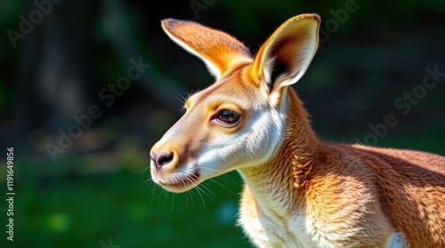 Young kangaroo photo