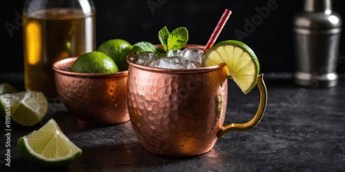 Moscow mule coctail