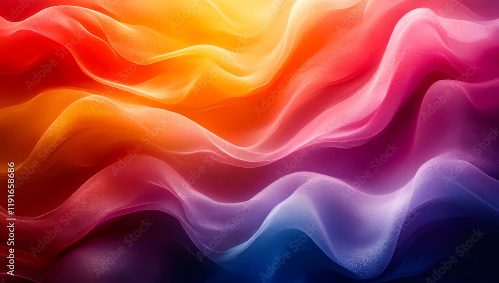 Vibrant abstract wave patterns. Bright waves of orange, pink, and purple flow together, creating a dynamic and colorful abstract design. Vibrant abstract wave patterns. Bright waves of orange, pink, and purple flow together, creating a dynamic and colorful abstract design.