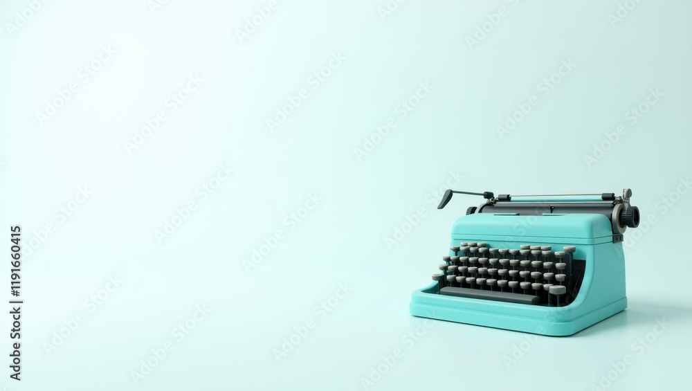 Aqua blue video play symbol on left. Soft blue background. Copy space for text, 3D render AI Generated Designer Element Aqua blue video play symbol on left. Soft blue background. Copy space for text, 3D render AI Generated Designer Element