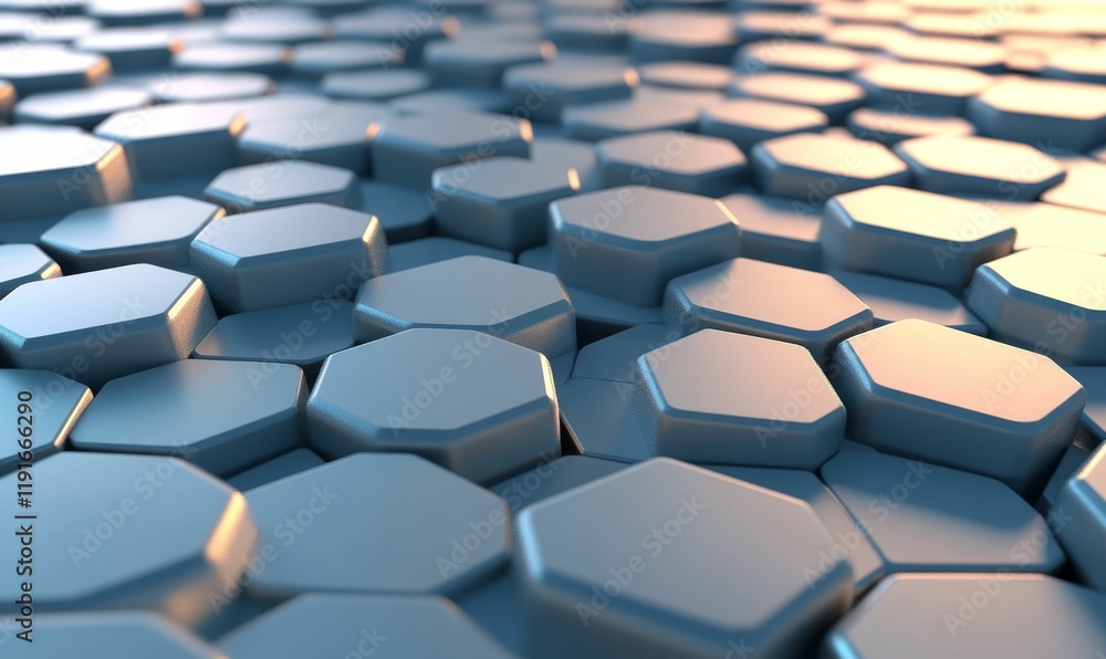 Hexagonal shapes, textured surface, three-dimensional pattern. Hexagonal shapes, textured surface, three-dimensional pattern.