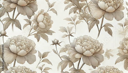 seamless pattern with flowers