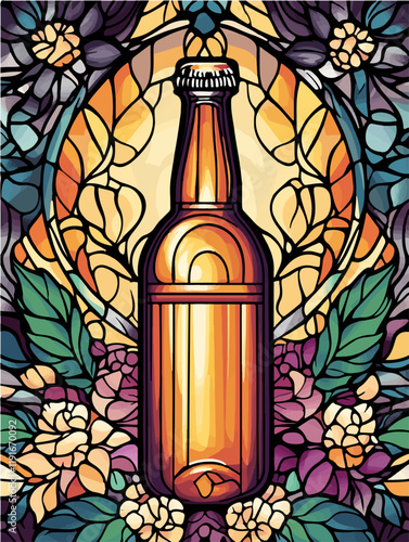 Vektorisiert aus dem Package Bier, Kloster, Comic, Coloring, Mandala, SciFi
