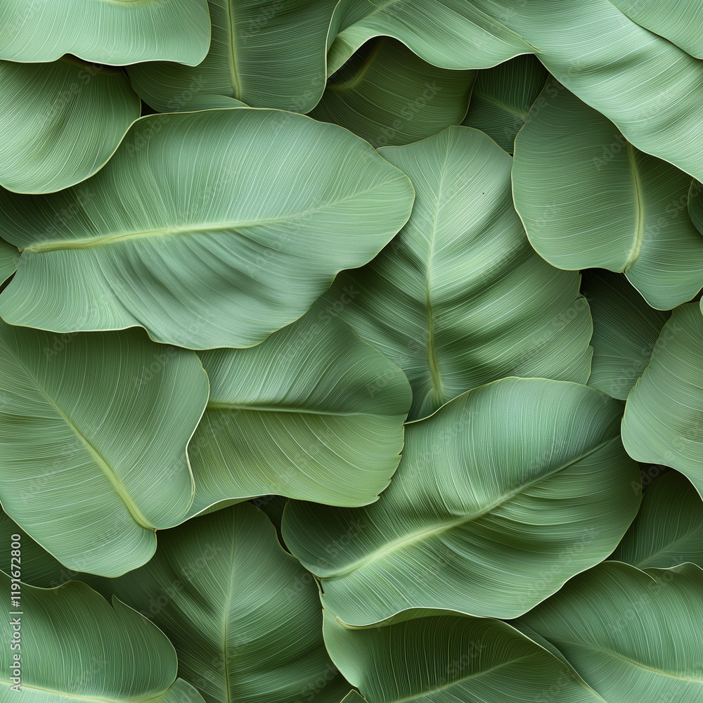 Obraz premium Palm tree leaves seamless texture