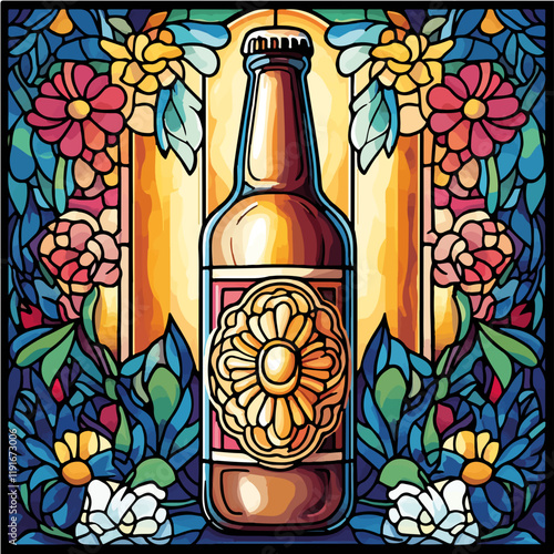 Vektorisiert aus dem Package Bier, Kloster, Comic, Coloring, Mandala, SciFi