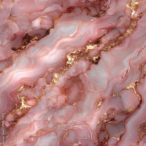 Red gold marbel seamless texture