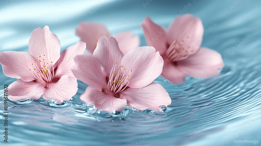 Sakura flowers gently float on a serene water surface, symbolizing peace and renewal, a tranquil spring moment, perfect for a calming and zen atmosphere with soft light tones and blurred background
Sakura flowers gently float on a serene water surface, symbolizing peace and renewal, a tranquil spring moment, perfect for a calming and zen atmosphere with soft light tones and blurred background