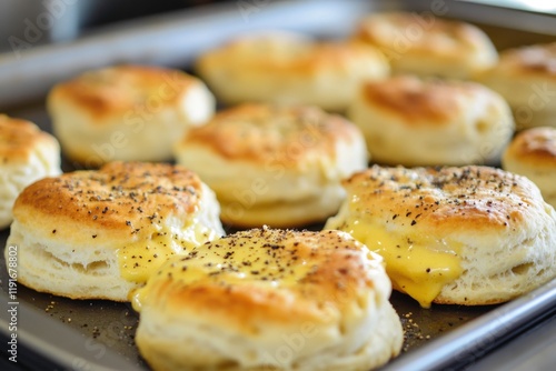 Sausage Gravy and Biscuits, A Savory Southern Breakfast Classic with Rich Flavor photo