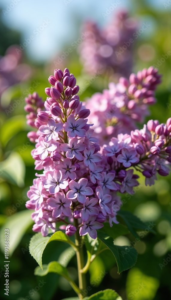 Lilac Branch in Full Bloom Against Green Spring Background.Spring Floral Banner for Nature Campaigns and Seasonal Promotions.Renewal. Beauty. Spring Awakens Through Soft Blooms.Spring Blooming Lilac B Lilac Branch in Full Bloom Against Green Spring Background.Spring Floral Banner for Nature Campaigns and Seasonal Promotions.Renewal. Beauty. Spring Awakens Through Soft Blooms.Spring Blooming Lilac B