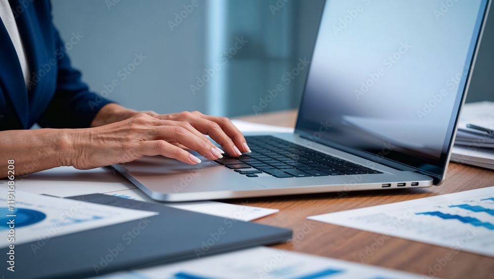 businesswoman hands, laptop keyboard, office businesswoman hands, laptop keyboard, office