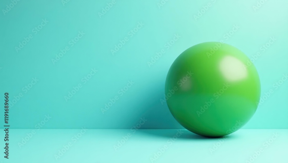 Rich green globe on left. Soft purple background. Copy space for text, 3D render AI Generated Designer Element Rich green globe on left. Soft purple background. Copy space for text, 3D render AI Generated Designer Element