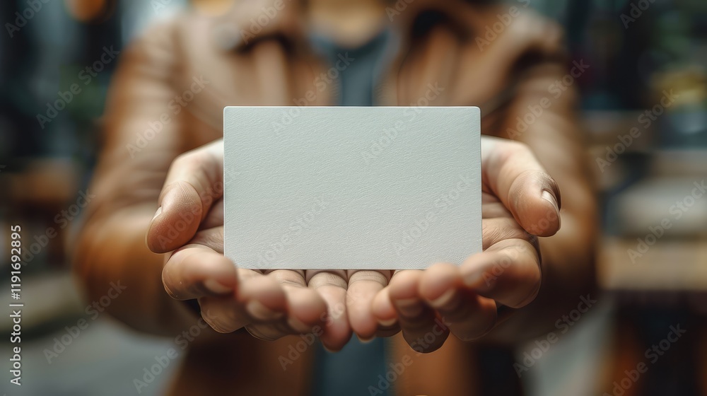 Professional White Card Presentation Professional White Card Presentation