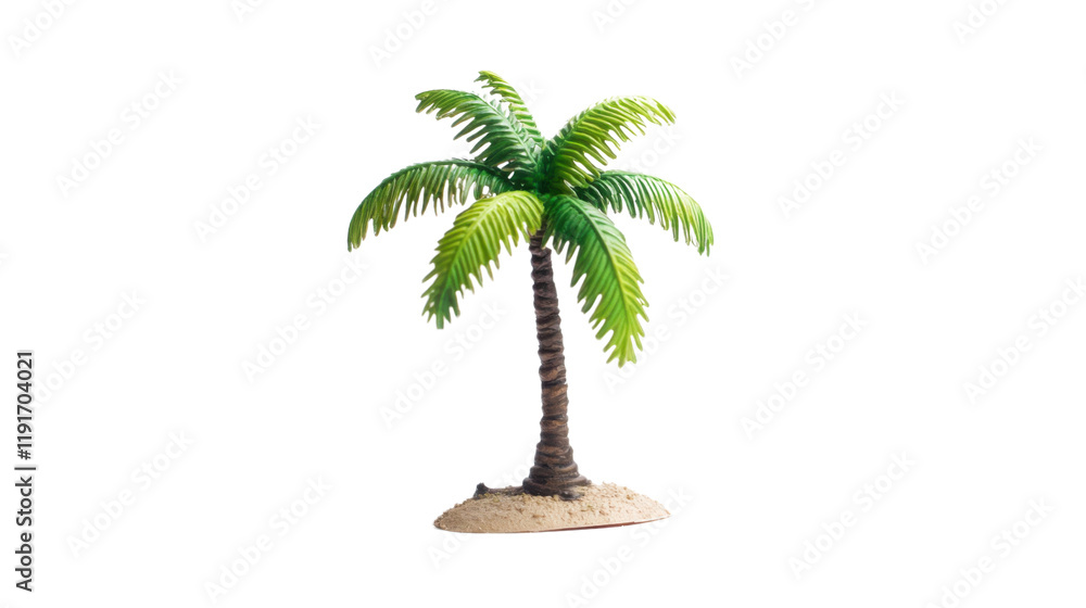 Obraz premium Palm tree transparent background