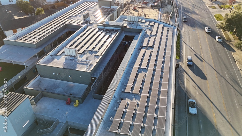solar panel roof on commercial building solar panel roof on commercial building