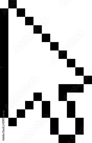 Pixels Y2K Cursor Sticker