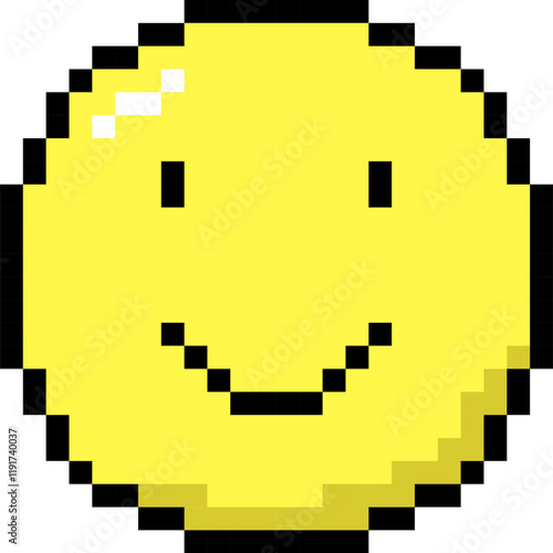 Pixels Y2K Emoji Sticker