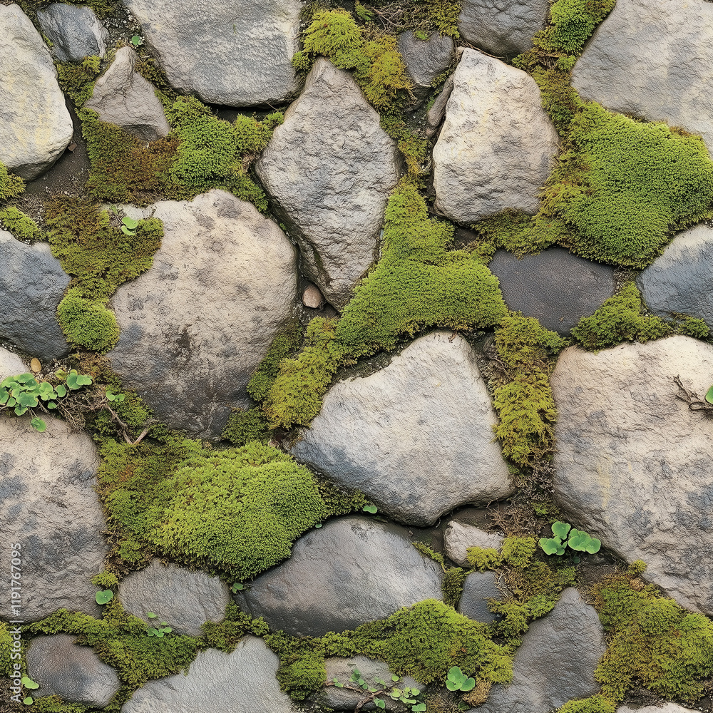 seamless pattern of rocks covered in moss 04 seamless pattern of rocks covered in moss 04
