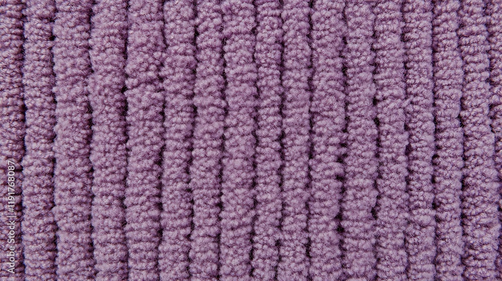 Close up view of textured purple fabric Close up view of textured purple fabric