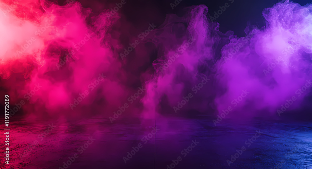 Dark background with neon lights, pink and purple colors Dark background with neon lights, pink and purple colors