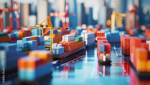 Wallpaper Mural freight transport business and logistics Torontodigital.ca