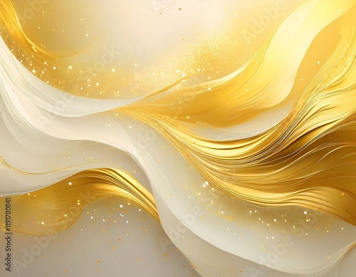 Elegant white and gold wallpaper design, perfect for adding a touch of luxury 