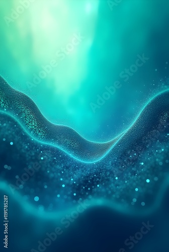 Wave blue background