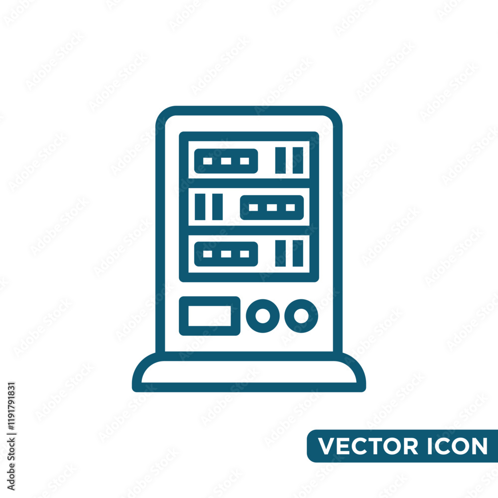 Simple Server Icon Design Template Simple Server Icon Design Template
