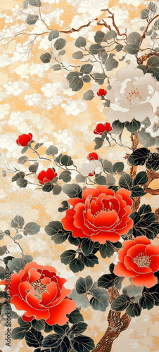 Japanese style. Kimono pattern texture