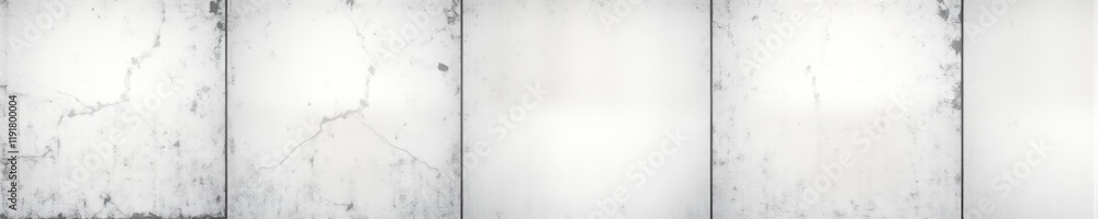 Obraz premium Grunge textures overlays form set of isolated panels. Abstract design elements imitate old wall textures. Ideal for design projects requiring vintage urban aesthetics. Panels perfect for overlays